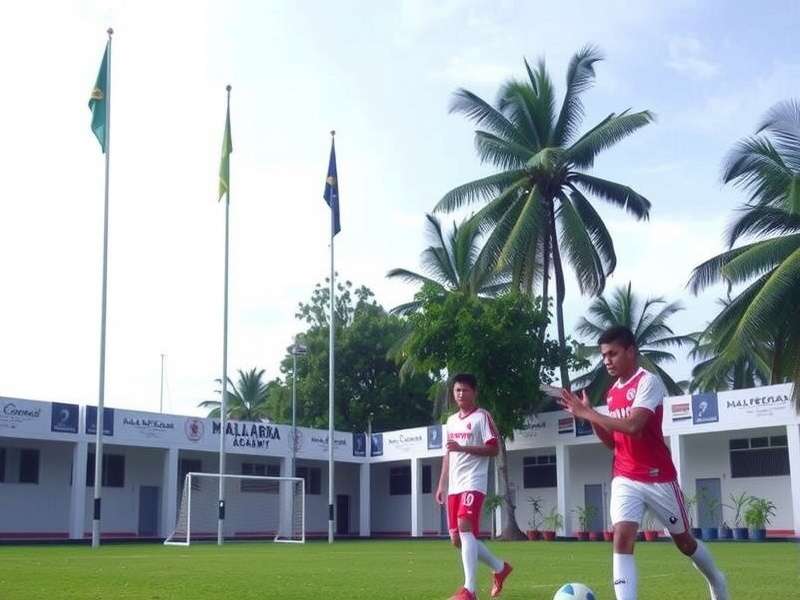 Football team training at Malabar Academy